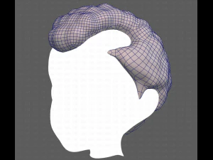 Base Hair for Boy V43 3D Model