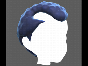 Base Hair for Boy V43 Model 3D