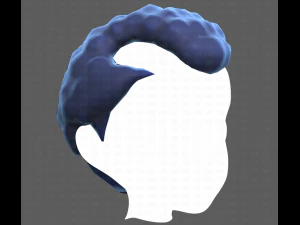 Base Hair for Boy V43 3D Model