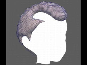 Base Hair for Boy V43 3D Model