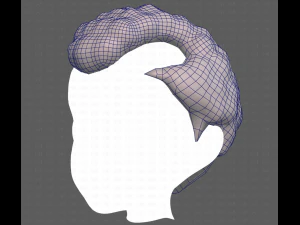 Base Hair for Boy V43 3D Model