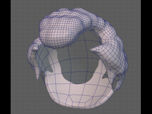 Base Hair for Boy V43 Model 3D
