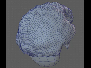 Base Hair for Boy V43 3D Model