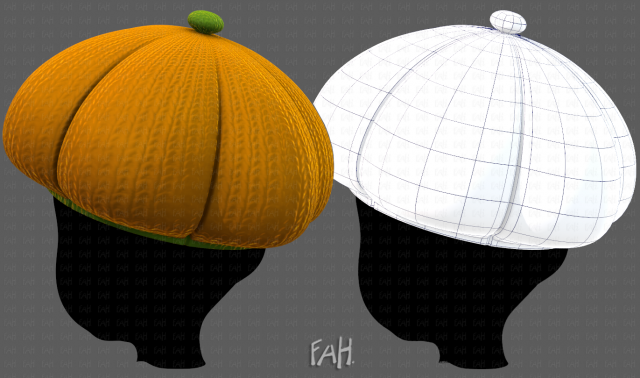 Cap V42 3D Модель .c4d .max .obj .3ds .fbx .stl .blend 