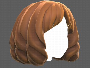 Base Hair for girl V44 3D Модель