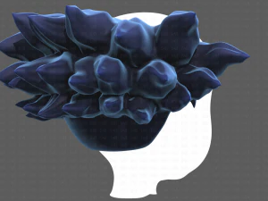 Base Hair for Boy V44 3D Model