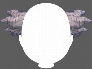 Base Hair for Boy V44 3D Model