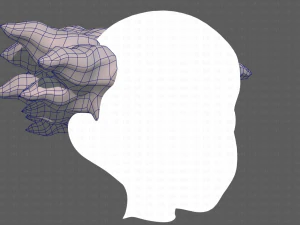 Base Hair for Boy V44 3D Model