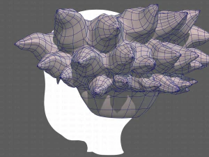 Base Hair for Boy V44 3D Model
