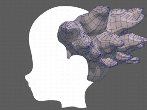 Base Hair for Boy V44 3D Model