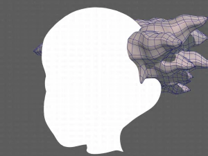 Base Hair for Boy V44 3D Model