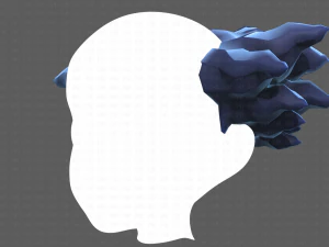 Base Hair for Boy V44 3D Model