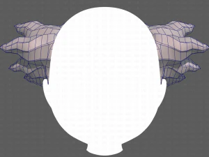 Base Hair for Boy V44 3D Model