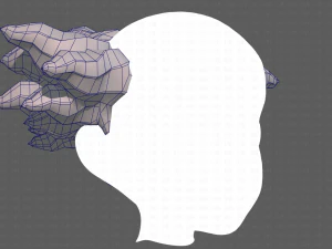 Base Hair for Boy V44 3D Model