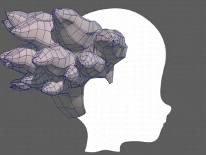 Base Hair for Boy V44 3D Model