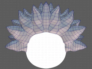 Base Hair for Boy V44 3D Model