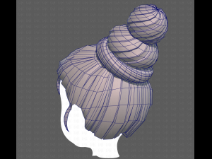 Base Hair for girl V45 Model 3D