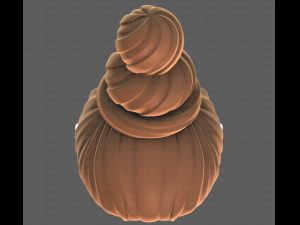 Base Hair for girl V45 Model 3D