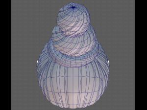 Base Hair for girl V45 Model 3D