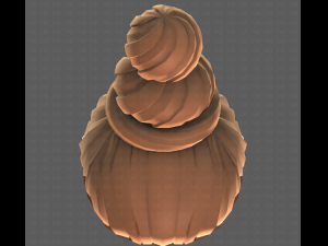 Base Hair for girl V45 Model 3D