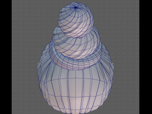 Base Hair for girl V45 Model 3D