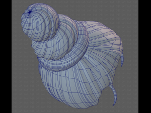 Base Hair for girl V45 Model 3D