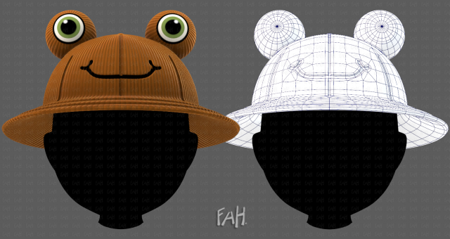 Cap V43 Model 3D .c4d .max .obj .3ds .fbx .stl .blend 