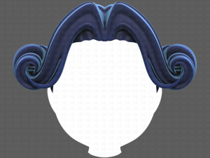 Base Hair for Boy V45 3D Модель