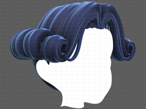 Base Hair for Boy V45 3D Модель
