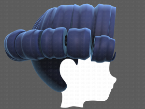 Base Hair for Boy V45 3D Модель