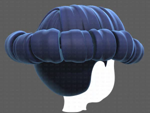 Base Hair for Boy V45 3D Model