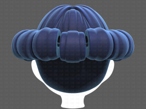 Base Hair for Boy V45 3D Модель