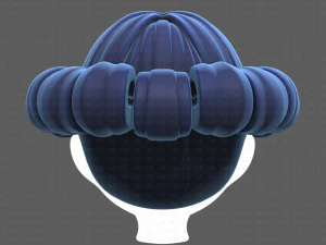 Base Hair for Boy V45 3D Model