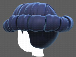 Base Hair for Boy V45 3D Модель