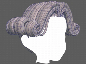 Base Hair for Boy V45 3D Model