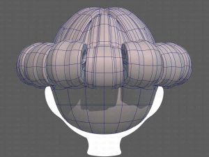 Base Hair for Boy V45 3D Model