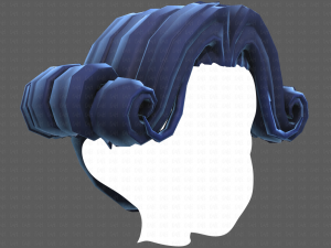 Base Hair for Boy V45 3D Модель