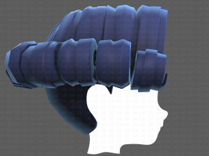 Base Hair for Boy V45 3D Модель