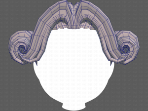 Base Hair for Boy V45 3D Модель