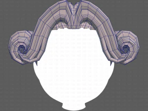 Base Hair for Boy V45 3D Model
