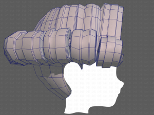 Base Hair for Boy V45 3D Модель