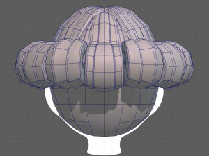 Base Hair for Boy V45 3D Model