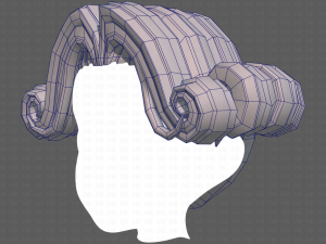 Base Hair for Boy V45 3D Модель