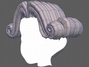 Base Hair for Boy V45 3D Model