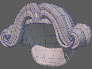 Base Hair for Boy V45 3D Модель