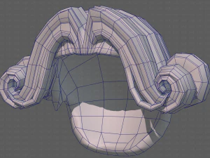 Base Hair for Boy V45 3D Model
