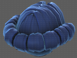 Base Hair for Boy V45 3D Модель