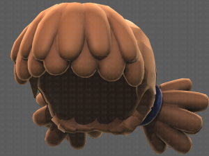 Base Hair for girl V46 3D Model
