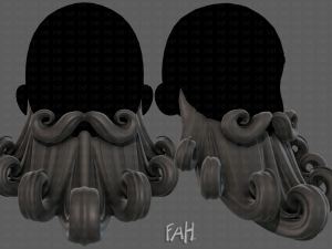 Beard V38 3D Model