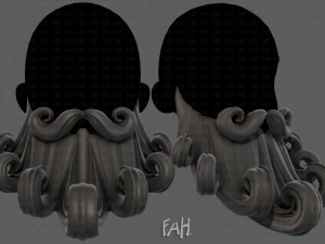 Barba V38 Modelo 3D